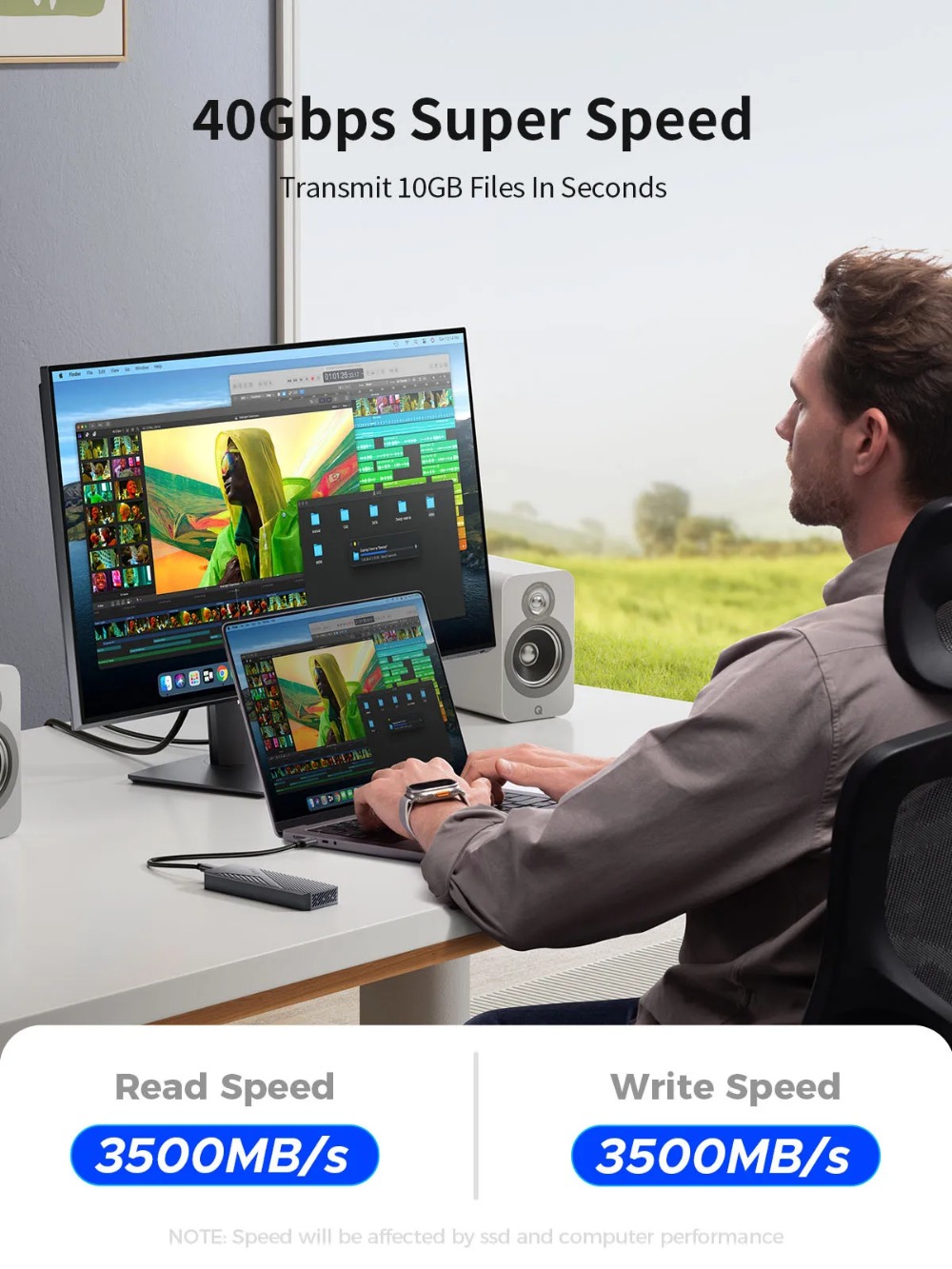 ORICO USB4 40Gbps M.2 NVMe SSD - Usb4 40Gbps External Ssd 8Tb recension och pris