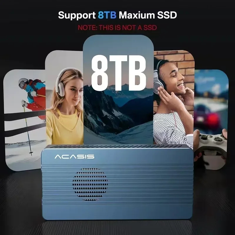 ACASIS 40Gbps M.2 NVMe SSD Enc - 8Tb M2 Nvme Ssd recension och pris