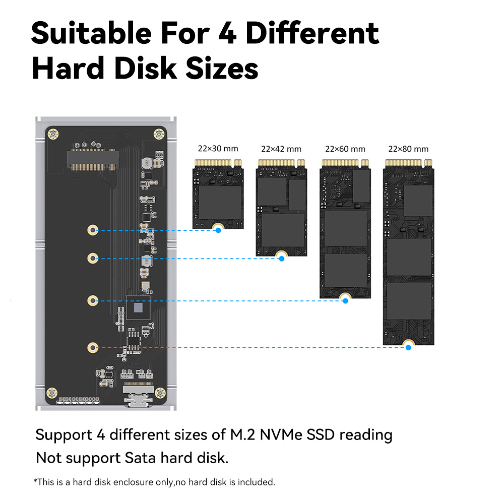 Fanless 40Gbps USB4 Thunderbol - Usb4 40Gbps External Ssd 8Tb recension och pris