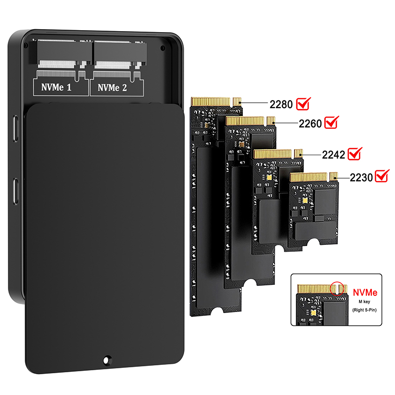 Dual Bays M.2 NVME Docking Sta - 8Tb M2 Nvme Ssd recension och pris
