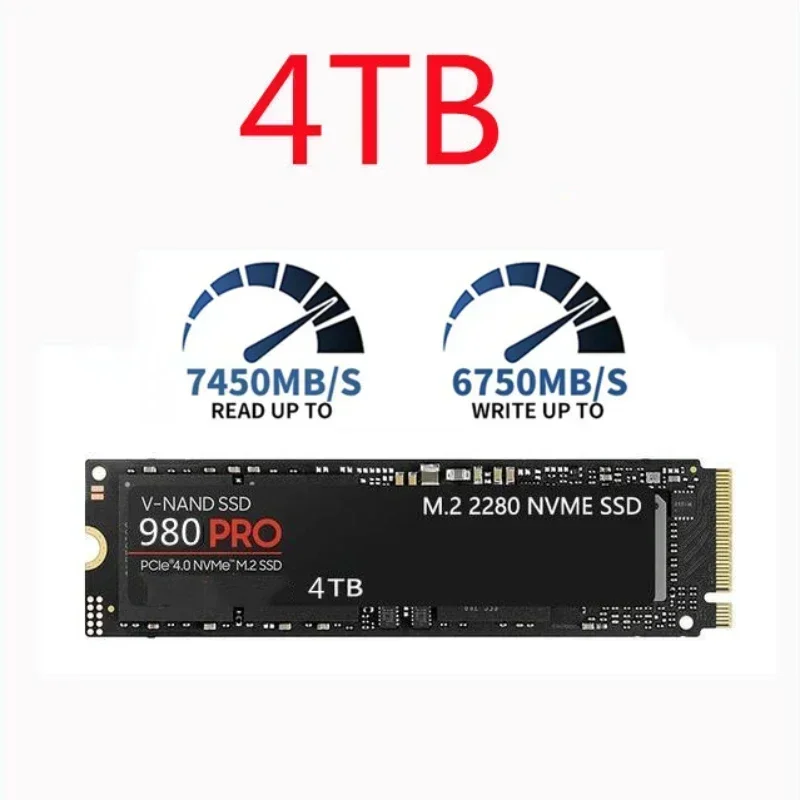 Original 980 PRO M.2 2280 NVMe - Pcie 4.0 4Tb 2280 Ssd 7450Mbps recension och pris