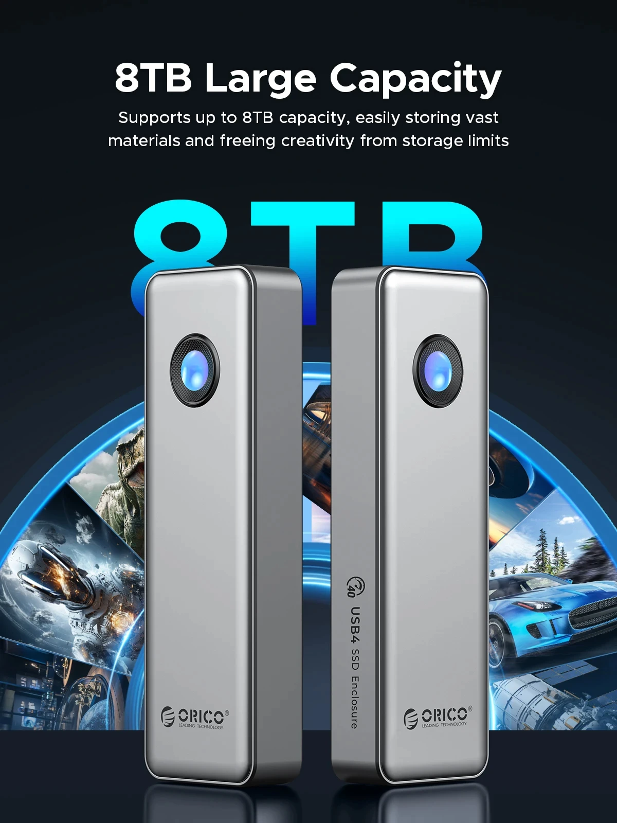 ORICO USB4 40Gbps M.2 NVMe SSD - Usb4 40Gbps External Ssd 8Tb recension och pris